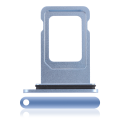 Dual Sim Card Tray Compatible For iPhone XR (Blue)