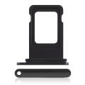 Dual Sim Card Tray Compatible For iPhone XR (Black)