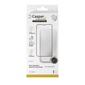 Casper Pro Silicone Tempered Glass Compatible For iPhone 15 Pro Max (Retail Pack) (Clear)