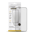 Casper Pro Silicone Tempered Glass Compatible For iPhone 15 Pro Max (Retail Pack) (Clear)
