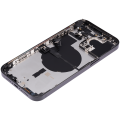 Back Housing W/ Small Parts For iPhone 14 Pro Max (EU / Global Version) (Aftermarket Plus) (Space Black)