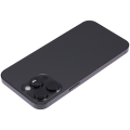 Back Housing W/ Small Parts For iPhone 14 Pro Max (EU / Global Version) (Aftermarket Plus) (Space Black)