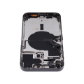 Back Housing W/ Small Parts For iPhone 14 Pro Max (EU / Global Version) (Aftermarket Plus) (Space Black)