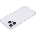 Back Housing W/ Small Parts For iPhone 14 Pro Max (EU / Global Version) (Aftermarket Plus) (Silver)