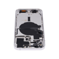 Back Housing W/ Small Parts For iPhone 14 Pro Max (EU / Global Version) (Aftermarket Plus) (Silver)