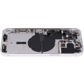 Back Housing W/ Small Parts For iPhone 14 Pro Max (EU / Global Version) (Aftermarket Plus) (Silver)