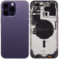 Back Housing W/ Small Parts For iPhone 14 Pro Max (EU / Global Version) (Aftermarket Plus) (Deep Purple)