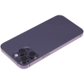 Back Housing W/ Small Parts For iPhone 14 Pro Max (EU / Global Version) (Aftermarket Plus) (Deep Purple)