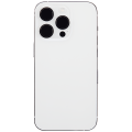Back Housing W/ Small Parts For iPhone 14 Pro (EU / Global Version) (Aftermarket Plus) (Silver)