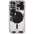 Back Housing W/ Small Parts For iPhone 14 Pro (EU / Global Version) (Aftermarket Plus) (Silver)