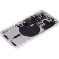 Back Housing W/ Small Parts For iPhone 14 Pro (EU / Global Version) (Aftermarket Plus) (Silver)