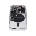Back Housing W/ Small Parts For iPhone 14 Pro (EU / Global Version) (Aftermarket Plus) (Silver)