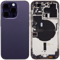 Back Housing W/ Small Parts For iPhone 14 Pro (EU / Global Version) (Aftermarket Plus) (Deep Purple)