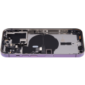 Back Housing W/ Small Parts For iPhone 14 Pro (EU / Global Version) (Aftermarket Plus) (Deep Purple)