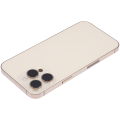 Back Housing W/ Small Parts For iPhone 14 Pro Max (US Version) (Aftermarket Plus) (Gold)