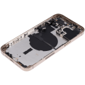 Back Housing W/ Small Parts For iPhone 14 Pro Max (US Version) (Aftermarket Plus) (Gold)
