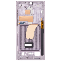 Mid-Frame Housing Compatible For Samsung Galaxy S23 Ultra 5G (US & International Version) (Lavender)