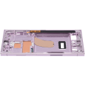 Mid-Frame Housing Compatible For Samsung Galaxy S23 Ultra 5G (US & International Version) (Lavender)