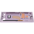 Mid-Frame Housing Compatible For Samsung Galaxy S23 Ultra 5G (US & International Version) (Lavender)