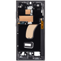 Mid-Frame Housing Compatible For Samsung Galaxy S23 Ultra 5G (US & International Version) (Phantom Black)