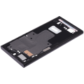 Mid-Frame Housing Compatible For Samsung Galaxy S23 Ultra 5G (US & International Version) (Phantom Black)