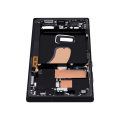 Mid-Frame Housing Compatible For Samsung Galaxy S23 Ultra 5G (US & International Version) (Phantom Black)