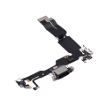 Charging Port Flex Cable Compatible For iPhone 15 Plus (Premium) (Black)