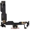 Charging Port Flex Cable Compatible For iPhone 15 Plus (Premium) (Pink)