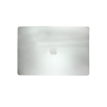 2 in 1 (Top and Bottom) Skin Compatible For MacBook Pro 15" Touch Bar (A1990 / Late 2018 / Early 2019) (A1707 / Late 2016 / Mid 2017) (Silver)