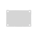 4in1 (Top, Bottom, Keyboard, Trackpad) Skin Compatible For MacBookPro 13"(A2251 / Mid 2020) (Silver)