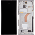 OLED Assembly With Frame Compatible For Samsung Galaxy S22 Ultra 5G (US & International Version) (Aftermarket Plus) (Phantom White)