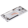 OLED Assembly With Frame Compatible For Samsung Galaxy S22 Ultra 5G (US & International Version) (Refurbished) (Phantom White)