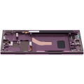 OLED Assembly With Frame Compatible For Samsung Galaxy S22 Ultra 5G (US & International Version) (Refurbished) (Burgundy)