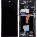 OLED Assembly With Frame Compatible For Samsung Galaxy S22 Ultra 5G (US & International Version) (Refurbished) (Graphite)