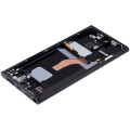OLED Assembly With Frame Compatible For Samsung Galaxy S22 Ultra 5G (Service Pack) (Graphite)