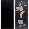OLED Assembly With Frame Compatible For Samsung Galaxy S22 Ultra 5G (US & International Version) (Refurbished) (Phantom Black)
