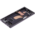 OLED Assembly With Frame Compatible For Samsung Galaxy S23 Ultra (US & International) (Refurbished) (Phantom Black)