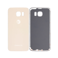 Back Cover Glass Compatible For Samsung Galaxy S6 ( AT&T Logo) (Used OEM Pull: Grade A) (Gold Platinum)