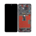 OLED Assembly With Frame Compatible For Huawei Mate 50 (Genuine OEM) (Black)