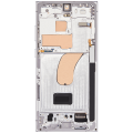 OLED Assembly With Frame Compatible For Samsung Galaxy S23 Ultra (US & International) (Aftermarket Plus) (Sky Blue)