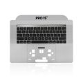 Top Case With Keyboard Compatible For MacBook Pro 15" Touch Bar (A1990 / Late 2018 / Early 2019) (US English) (Used OEM Pull: Grade B/C) (Silver)