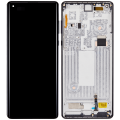 OLED Assembly With Frame Compatible For Motorola Moto Edge Plus (XT2061 / 2020) (Refurbished) (Smokey Sangria)