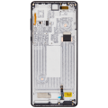OLED Assembly With Frame Compatible For Motorola Moto Edge Plus (XT2061 / 2020) (Refurbished) (Smokey Sangria)