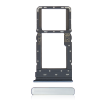Single Sim Card Tray Compatible For Motorola Moto G Stylus 6.8" (XT2115 / 2021) (Aurora White)