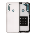 Back Cover Compatible For Motorola Moto G8 (XT2045-1 / 2020) (White Prism)
