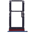 Sim Card Tray (Dual Sim) Compatible For Motorola One Fusion Plus (XT2067-2 / 2020) (Genuine OEM) (Twilight Blue)