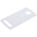 Back cover Glass Compatible For Motorola Moto Z4 (XT1980-3 / XT1980-4 / 2019) (Genuine OEM) (White)