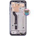 LCD Assembly With Frame Compatible For Motorola Moto E (XT2052 / 2020) (Genuine OEM) (Midnight Blue)