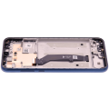 LCD Assembly With Frame Compatible For Motorola Moto E (XT2052 / 2020) (Genuine OEM) (Midnight Blue)