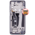 LCD Assembly With Frame Compatible For Motorola Moto G Stylus 6.8" (XT2115 / 2021) (Genuine OEM) (Aurora White)